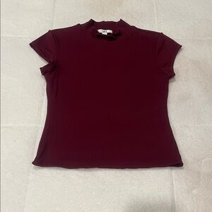 Burgondy Turtle Neck